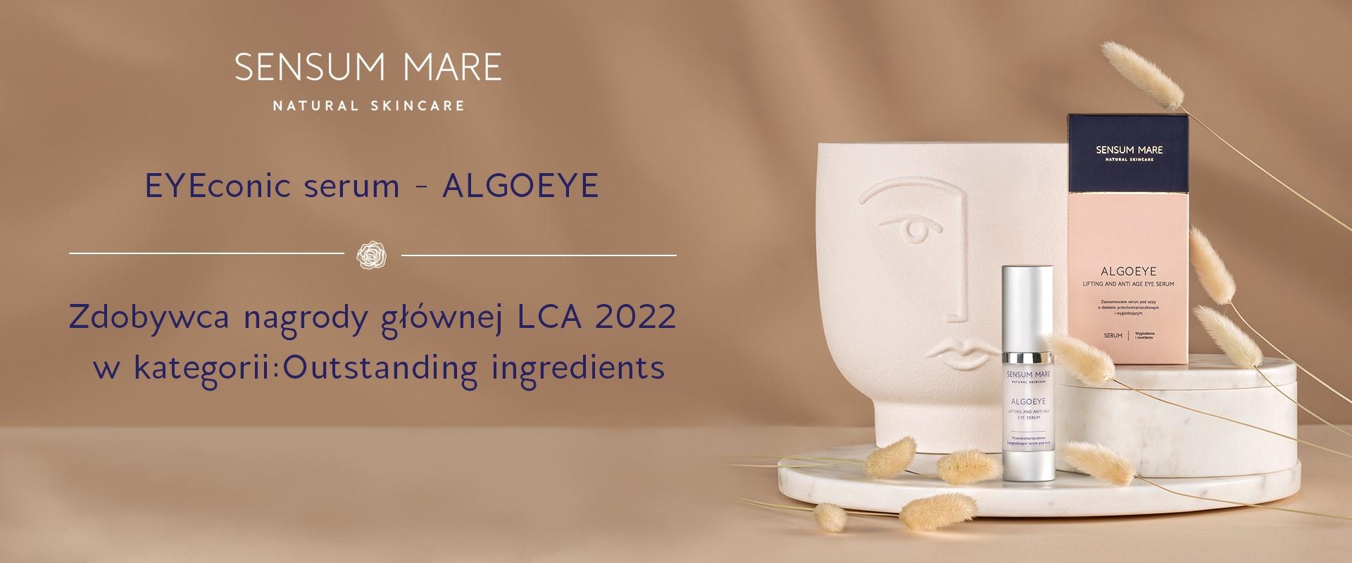 LCA 2022 - Outstanding Ingredients Sensum Mare Algoeye zaawansowane serum pod oczy 